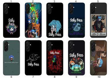 Силіконовий чохол Саллі Фейс Sally Face для Samsung Galaxy A37 загадковий дизайн &mdash; чохол з принтом для смартфона