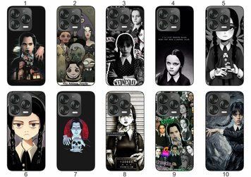 Силіконовий чохол Wednesday Addams Венздей для ZTE Blade V70 Design 4G темна естетика та мінімалізм &mdash; чохол з принтом для смартфона