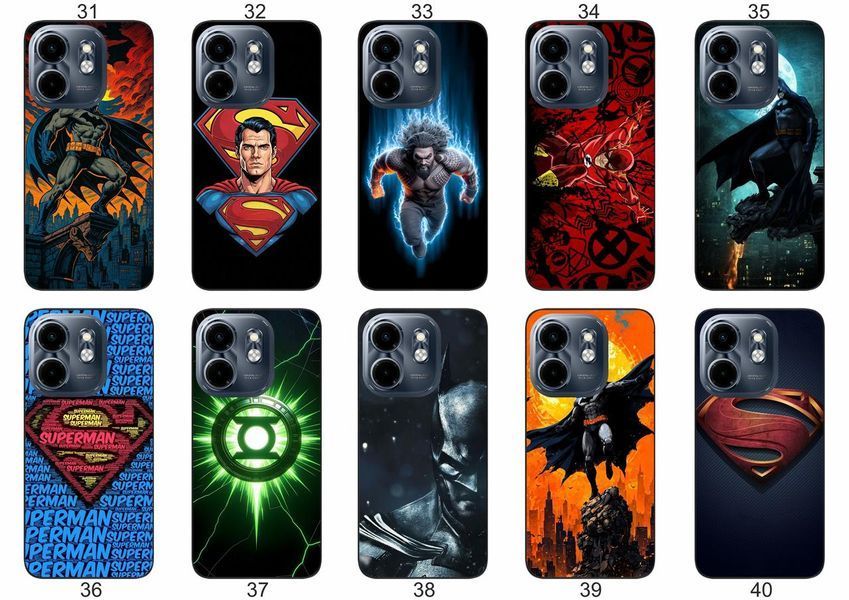 Силіконовий чохол DC Comics для Infinix Smart 9 4G супергеройська естетика &mdash; чохол з принтом для смартфона