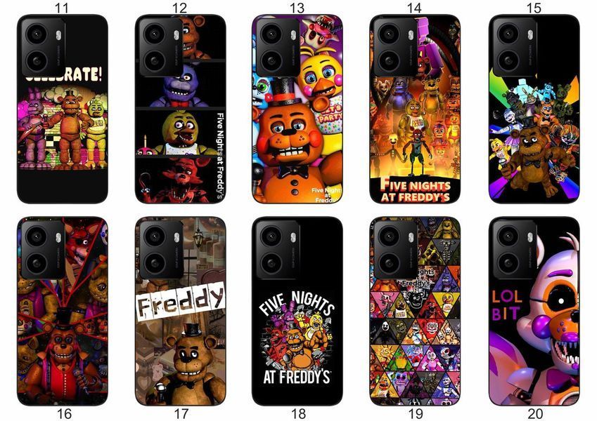 Силіконовий чохол Freddy FNAF Фредді Фазбер для HMD Pulse Plus атмосферний принт і захист &mdash; чохол з принтом для смартфона