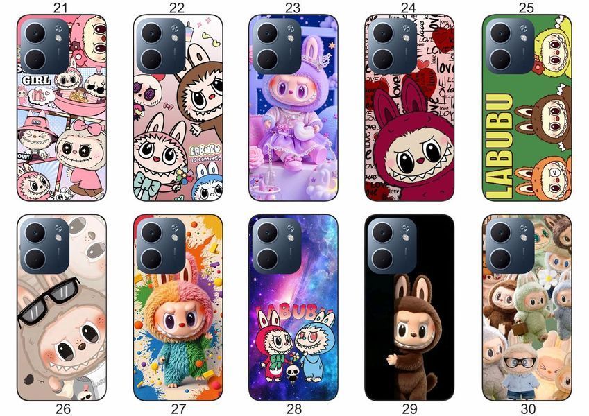 Силіконовий чохол Labubu Лабубу для OPPO A5x колекційний стиль і захист &mdash; чохол з принтом для смартфона