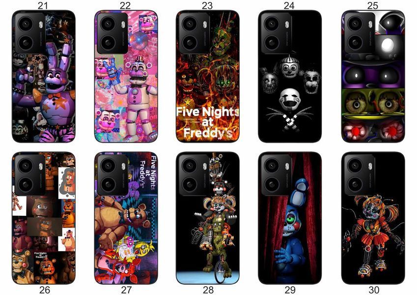 Силіконовий чохол Freddy FNAF Фредді Фазбер для HMD Pulse Plus атмосферний принт і захист &mdash; чохол з принтом для смартфона