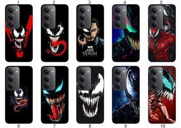 Силіконовий чохол Venom Веном для Xiaomi Redmi 15 драматичний контраст і захист &mdash; чохол з принтом для смартфона