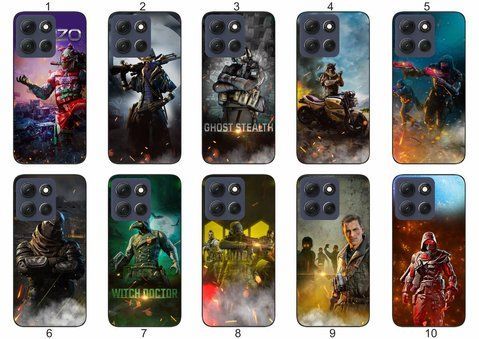 Силіконовий чохол Call of Duty для Motorola G86 5G атмосферний геймерський принт і захист &mdash; чохол з принтом для смартфона