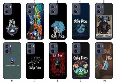 Силіконовий чохол Саллі Фейс Sally Face для Motorola Moto G05 загадковий дизайн &mdash; чохол з принтом для смартфона