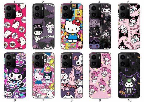 Силіконовий чохол Куромі Kuromi Hello Kitty для HMD Pulse Pro мила естетика з зухвалим акцентом &mdash; чохол з принтом для смартфона