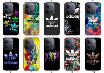 Силіконовий чохол у спортивному стилі Adidas Адідас для Xiaomi Redmi 15C лаконічно та динамічно &mdash; чохол з принтом для смартфона