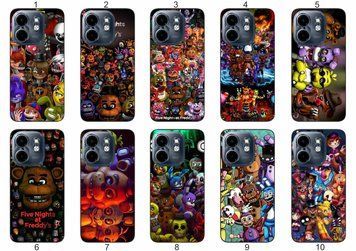 Силіконовий чохол Freddy FNAF Фредді Фазбер для Infinix Hot 50i атмосферний принт і захист &mdash; чохол з принтом для смартфона