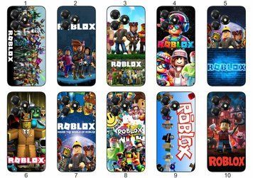 Силіконовий чохол Roblox Роблокс для ZTE Blade A36 ігровий принт і захист &mdash; чохол з принтом для смартфона