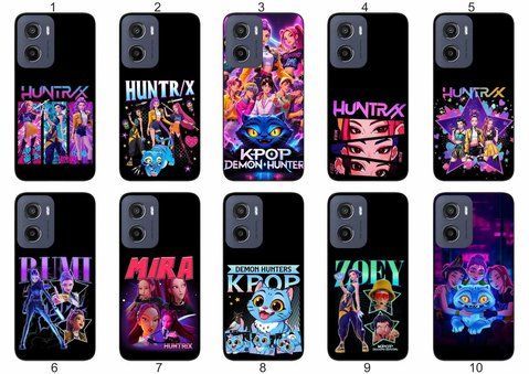 Силіконовий чохол KPOP Demon Hunters для Motorola Moto G05 кейс-поп дизайн &mdash; чохол з принтом для смартфона