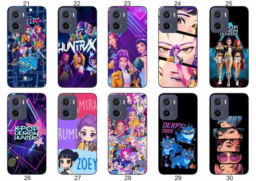 Силіконовий чохол KPOP Demon Hunters для Motorola Moto G05 кейс-поп дизайн &mdash; чохол з принтом для смартфона