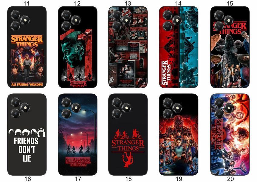 Силіконовий чохол Дуже дивні справи Stranger Things для ZTE Blade A36 фантастичний дизайн і надійний захист &mdash; чохол з принтом для смартфона