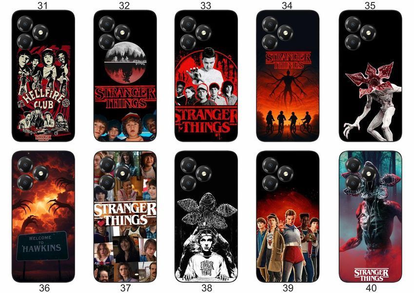 Силіконовий чохол Дуже дивні справи Stranger Things для ZTE Blade A36 фантастичний дизайн і надійний захист &mdash; чохол з принтом для смартфона