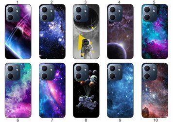 Силіконовий чохол Космос для OPPO A5x чарівна естетика галактики &mdash; чохол з принтом для смартфона