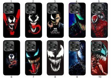 Силіконовий чохол Venom Веном для ZTE Blade V70 Design 4G драматичний контраст і захист &mdash; чохол з принтом для смартфона