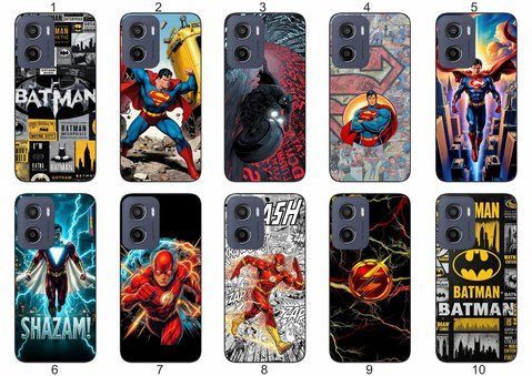 Силіконовий чохол DC Comics для Motorola Moto G05 супергеройська естетика &mdash; чохол з принтом для смартфона