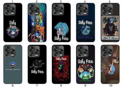 Силіконовий чохол Саллі Фейс Sally Face для ZTE Blade V70 Vita 4G загадковий дизайн &mdash; чохол з принтом для смартфона