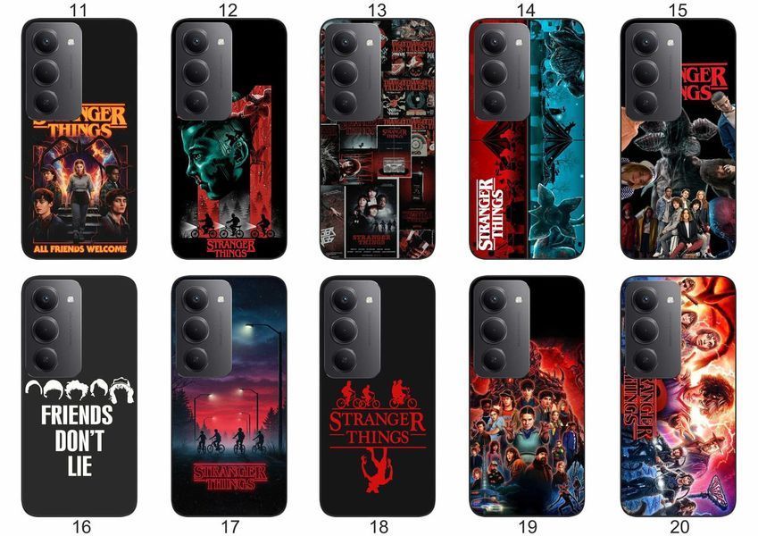 Силіконовий чохол Дуже дивні справи Stranger Things для Xiaomi Redmi 15 фантастичний дизайн і надійний захист &mdash; чохол з принтом для смартфона