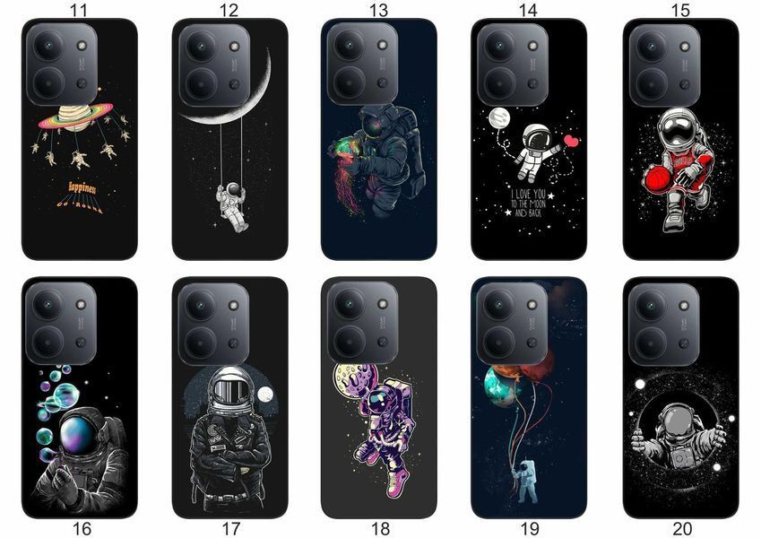 Силіконовий чохол Космос для Xiaomi Poco C85 чарівна естетика галактики &mdash; чохол з принтом для смартфона