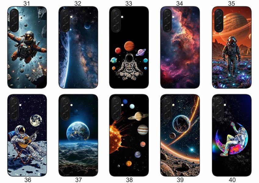 Силіконовий чохол Космос для Samsung Galaxy A17 чарівна естетика галактики &mdash; чохол з принтом для смартфона