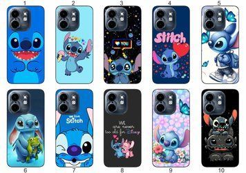 Силіконовий чохол Stitch Стіч для Infinix Hot 50i пустотливий принт і захист &mdash; чохол з принтом для смартфона