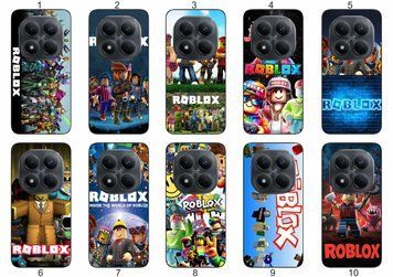 Силіконовий чохол Roblox Роблокс для Xiaomi Redmi Note 15 Pro 4G ігровий принт і захист &mdash; чохол з принтом для смартфона