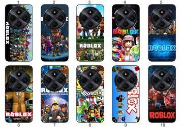 Силіконовий чохол Roblox Роблокс для Xiaomi Redmi 14C ігровий принт і захист &mdash; чохол з принтом для смартфона