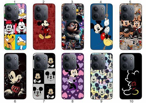 Силіконовий чохол Мікі Маус Mickey Mouse для Xiaomi Poco C85 діснеївська естетика &mdash; чохол з принтом для смартфона