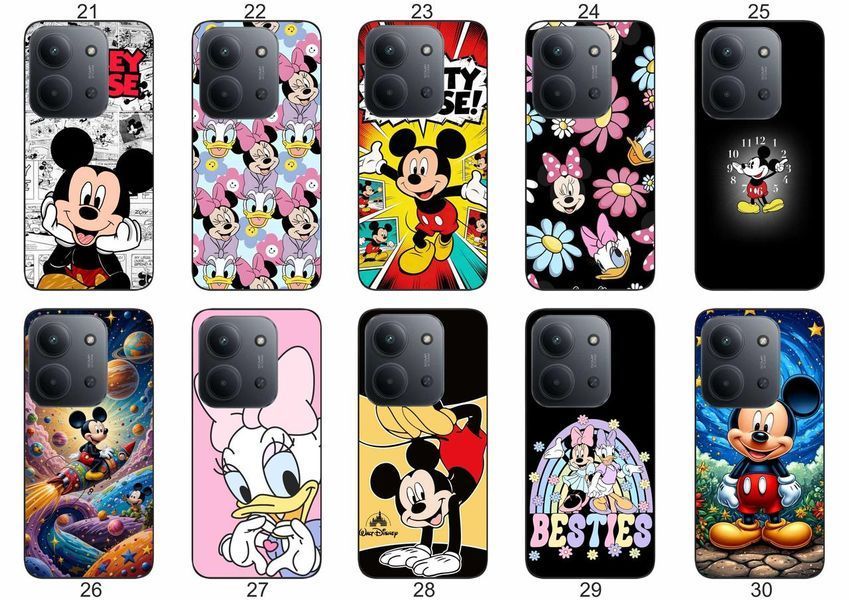 Силіконовий чохол Мікі Маус Mickey Mouse для Xiaomi Poco C85 діснеївська естетика &mdash; чохол з принтом для смартфона