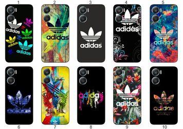 Силіконовий чохол у спортивному стилі Adidas Адідас для Motorola G06 лаконічно та динамічно &mdash; чохол з принтом для смартфона