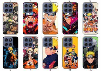Силіконовий чохол з аніме Наруто Anime Naruto для Motorola Edge 60 вислови свою фанатську любов &mdash; чохол з принтом для смартфона