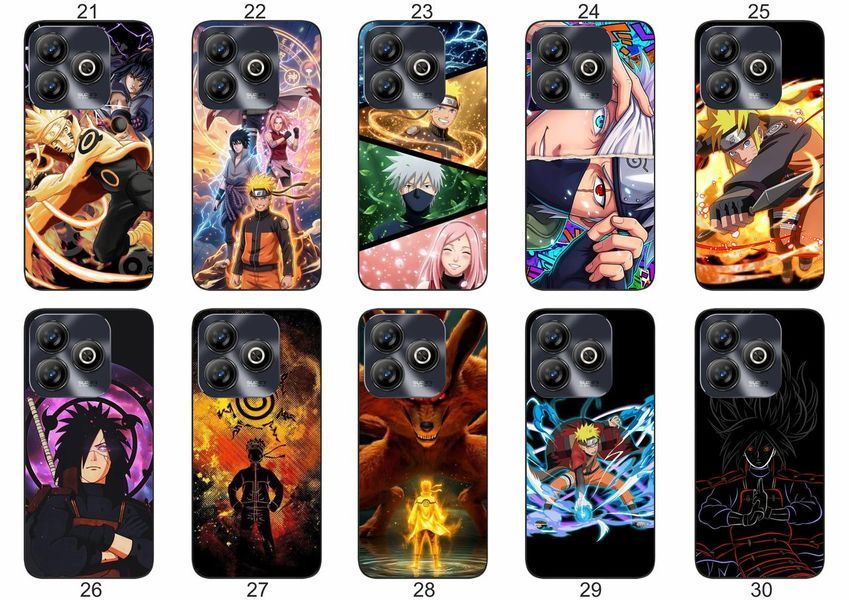 Силіконовий чохол з аніме Наруто Anime Naruto для ZTE Blade A75 4G вислови свою фанатську любов &mdash; чохол з принтом для смартфона