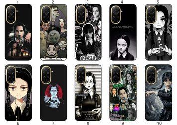 Силіконовий чохол Wednesday Addams Венздей для Xiaomi Redmi A5 темна естетика та мінімалізм &mdash; чохол з принтом для смартфона