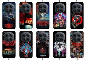 Силіконовий чохол Дуже дивні справи Stranger Things для Xiaomi Redmi Note 15 Pro 4G фантастичний дизайн і надійний захист &mdash; чохол з принтом для смартфона