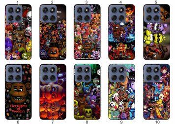 Силіконовий чохол Freddy FNAF Фредді Фазбер для Motorola Edge 60 атмосферний принт і захист &mdash; чохол з принтом для смартфона