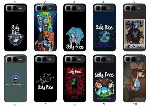 Силіконовий чохол Саллі Фейс Sally Face для Infinix Smart 10 Plus (X6725B) загадковий дизайн &mdash; чохол з принтом для смартфона