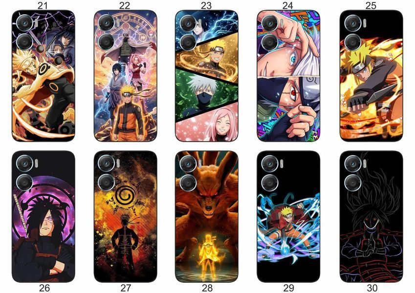 Силіконовий чохол з аніме Наруто Anime Naruto для Motorola G06 вислови свою фанатську любов &mdash; чохол з принтом для смартфона