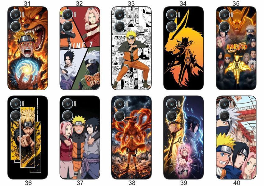 Силіконовий чохол з аніме Наруто Anime Naruto для Motorola G06 вислови свою фанатську любов &mdash; чохол з принтом для смартфона