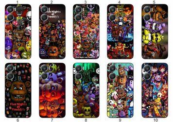 Силіконовий чохол Freddy FNAF Фредді Фазбер для Motorola G06 атмосферний принт і захист &mdash; чохол з принтом для смартфона