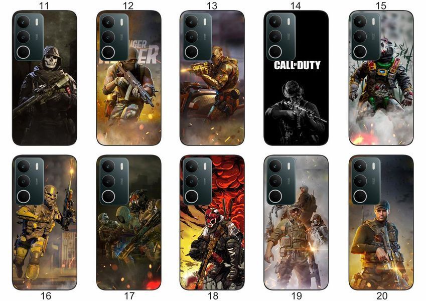 Силіконовий чохол Call of Duty для Realme C71 4G атмосферний геймерський принт і захист &mdash; чохол з принтом для смартфона