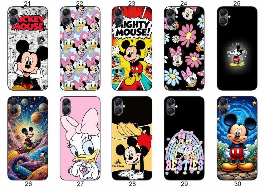 Силіконовий чохол Мікі Маус Mickey Mouse для Samsung A07 Galaxy A075F діснеївська естетика &mdash; чохол з принтом для смартфона