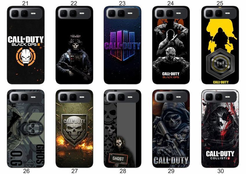 Силіконовий чохол Call of Duty для Infinix Smart 10 Plus (X6725B) атмосферний геймерський принт і захист &mdash; чохол з принтом для смартфона