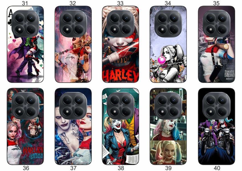 Силіконовий чохол Joker Джокер Harley Quinn Харлі Квін для Xiaomi Redmi Note 15 Pro 5G харизма та захист &mdash; чохол з принтом для смартфона