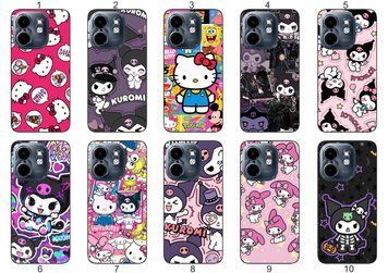 Силіконовий чохол Куромі Kuromi Hello Kitty для Infinix Smart 9 4G мила естетика з зухвалим акцентом &mdash; чохол з принтом для смартфона