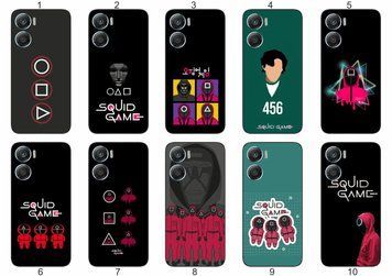 Силіконовий чохол Squid Game Гра в кальмара для Motorola G06 трендовий принт і захист &mdash; чохол з принтом для смартфона