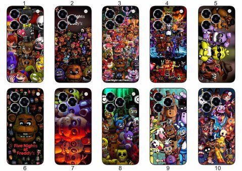 Силіконовий чохол Freddy FNAF Фредді Фазбер для ZTE Blade A76 атмосферний принт і захист &mdash; чохол з принтом для смартфона