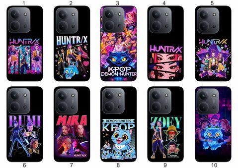 Силіконовий чохол KPOP Demon Hunters для Xiaomi Poco C85 кейс-поп дизайн &mdash; чохол з принтом для смартфона