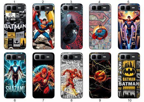 Силіконовий чохол DC Comics для Infinix Smart 10 Plus (X6725B) супергеройська естетика &mdash; чохол з принтом для смартфона