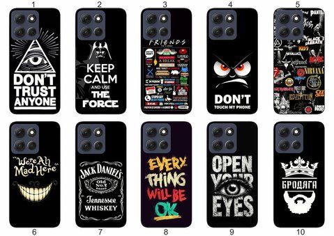 Силіконовий чохол написи для Motorola G86 5G мотивувальний дизайн &mdash; чохол з принтом для смартфона