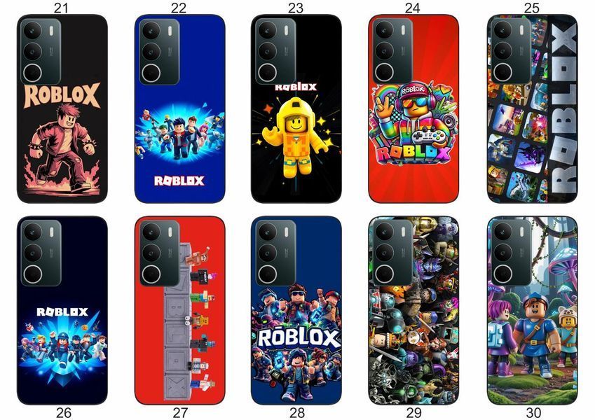 Силіконовий чохол Roblox Роблокс для Realme C71 4G ігровий принт і захист &mdash; чохол з принтом для смартфона